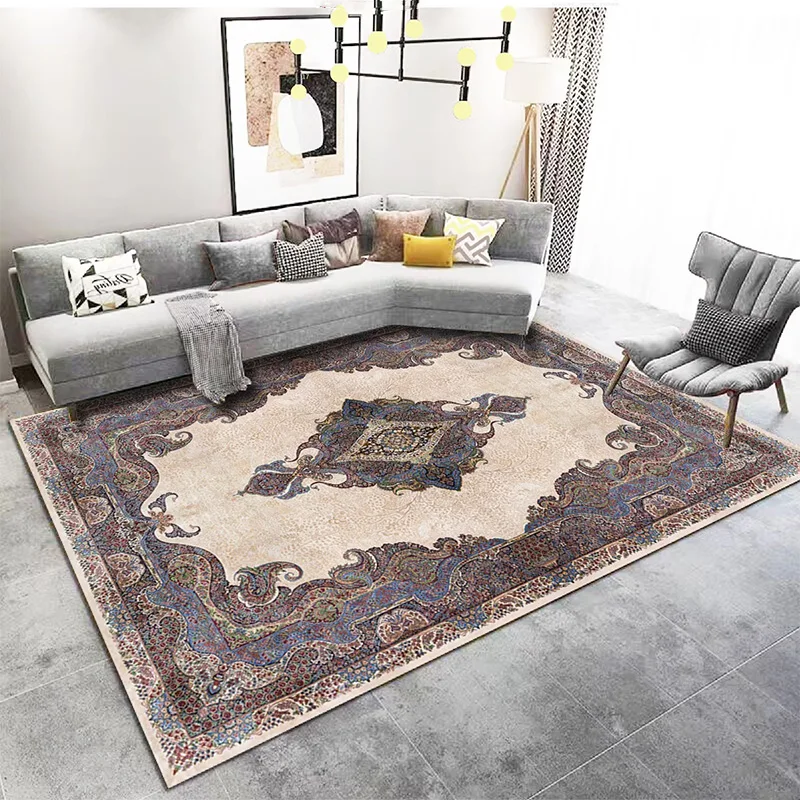 Vintage Living Room Carpet Persian Retro Style 2x4m Large Area Rugs for Bedroom Soft Non-slip Sofas Coffee Tables Mats Washable
Vintage Living Room Carpet Persian Retro Style 2x4m Large Area Rugs for Bedroom Soft Non-slip Sofas Coffee Tables Mats Washable