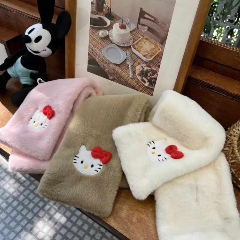 Kuromi Kawaii Anime Sanrio Scarf Cartoon Cute Hellokittys Pompom Purin Thickening Warm Anti-Cold Plush Scarf Christmas Gift
Kuromi Kawaii Anime Sanrio Scarf Cartoon Cute Hellokittys Pompom Purin Thickening Warm Anti-Cold Plush Scarf Christmas Gift
