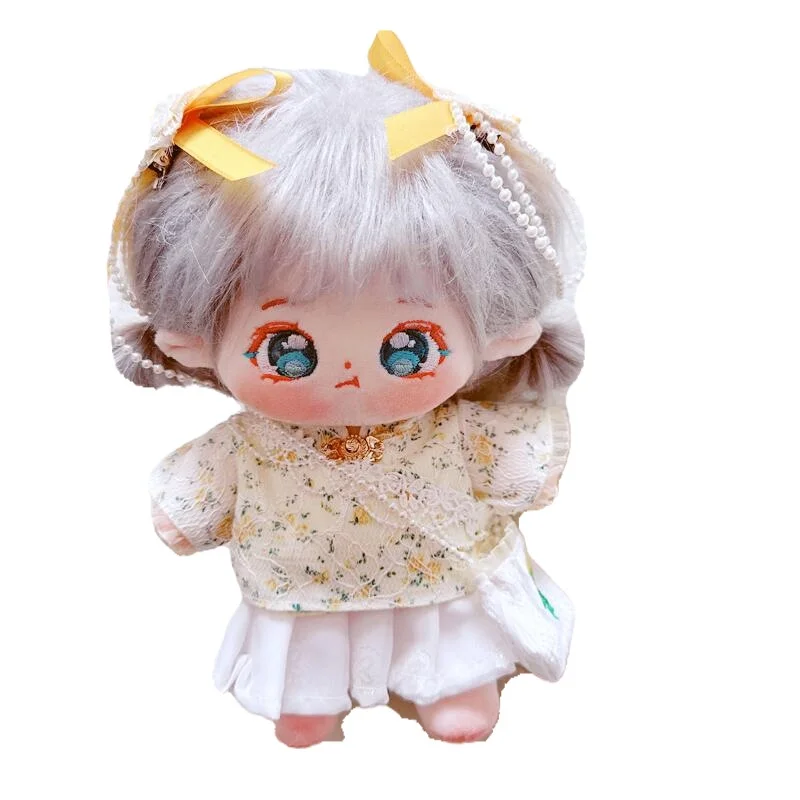 Плюшевые куклы одежда хлопковая кукла 20 см игрушка одежда свежий цветок док-станция Chunxiao костюм юбка куклы аксессуары 
Плюшевые куклы одежда хлопковая кукла 20 см игрушка одежда свежий цветок док-станция Chunxiao костюм юбка куклы аксессуары