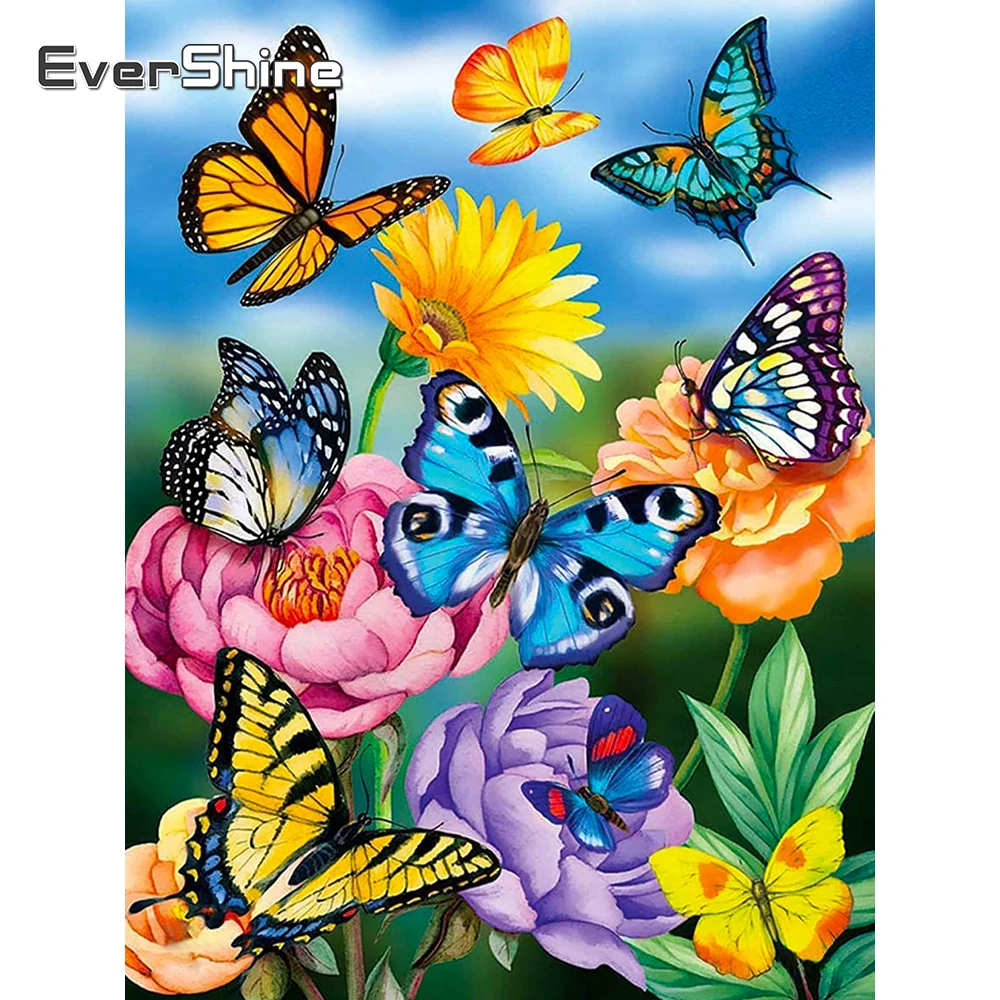 EverShine Diamond Painting Butterfly 5D DIY Picture Of Rhinestones Embroidery Animal Cross Stitch Mosaic Flowers Decor Gift
EverShine Diamond Painting Butterfly 5D DIY Picture Of Rhinestones Embroidery Animal Cross Stitch Mosaic Flowers Decor Gift