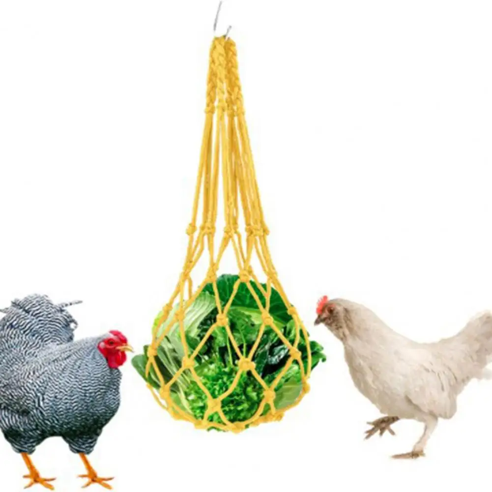 Chicken Hanging Feeder Chicken Toy for Efficient Hanging Feeder for Chickens Mesh Net Bag Healthy Vegetable Feeding Tool
Chicken Hanging Feeder Chicken Toy for Efficient Hanging Feeder for Chickens Mesh Net Bag Healthy Vegetable Feeding Tool