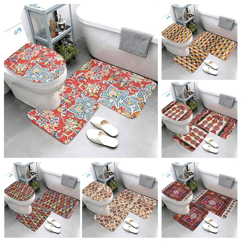 Противоскользящие коврики для ванной, декоративный Впитывающий Коврик для ног, вход в ванну, коврик для туалета, марокканский винтажный Пер...
Противоскользящие коврики для ванной, декоративный Впитывающий Коврик для ног, вход в ванну, коврик для туалета, марокканский винтажный Пер...