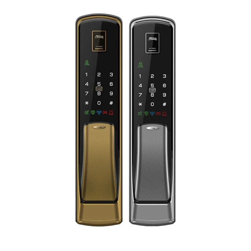 ALLEGION MILRE Fingerprint Lock Smart Card Digital Code Electronic Door Lock Home Security Mortise Lock Wire Drawing Panel -7800
ALLEGION MILRE Fingerprint Lock Smart Card Digital Code Electronic Door Lock Home Security Mortise Lock Wire Drawing Panel -7800