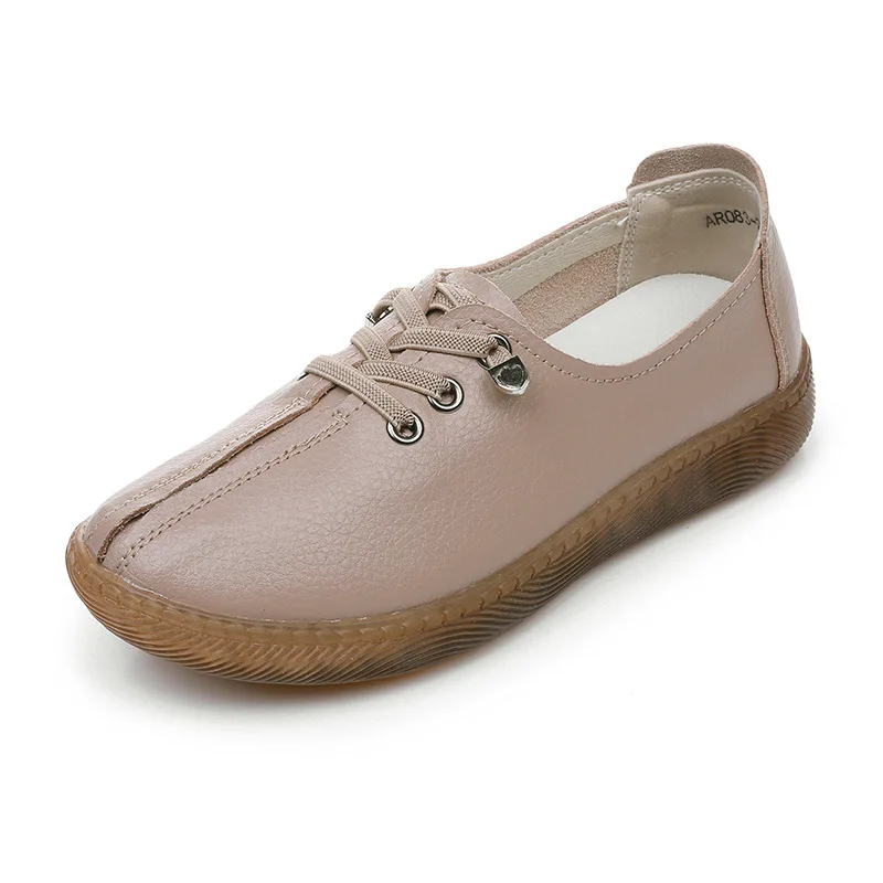 2022 New Arrival Tendon Soft Bottom Cowhide Women's Shoes Casual Shoes Spring Autumn Seasons Elastic Band Women's Single Shoes
2022 New Arrival Tendon Soft Bottom Cowhide Women's Shoes Casual Shoes Spring Autumn Seasons Elastic Band Women's Single Shoes