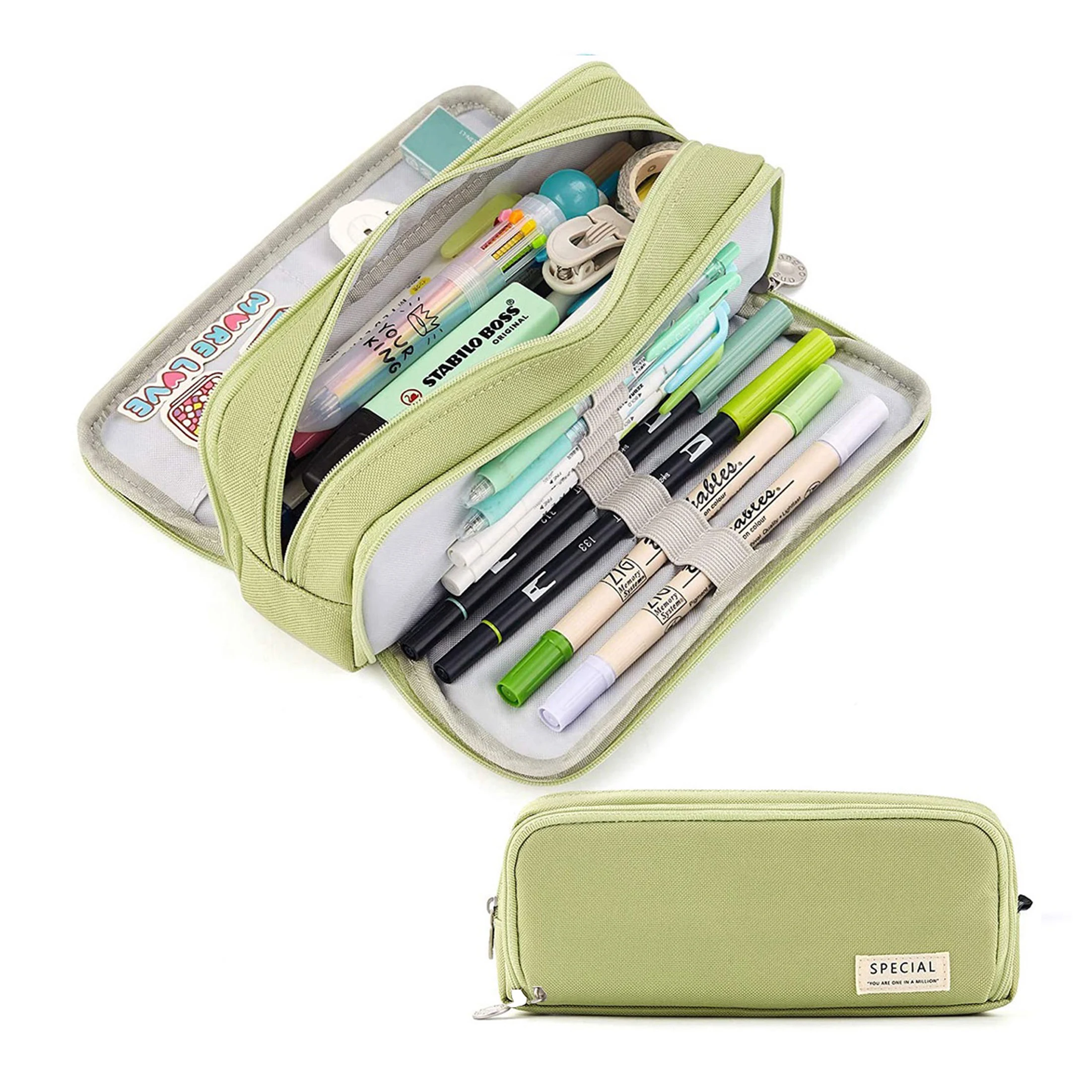 Kawaii Pencil Case Large Capacity for Girls Boys Three Layer Bag Cute Pencil Case Back to School Stationery School Supplies
Kawaii Pencil Case Large Capacity for Girls Boys Three Layer Bag Cute Pencil Case Back to School Stationery School Supplies