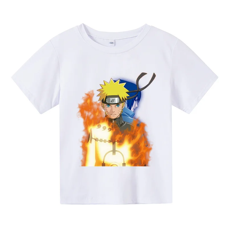 New Summer Fashion Short-sleeved Anime Naruto Comics Loose Short-sleeved T-shirt Boys and Girls Comfortable Short-sleeved
New Summer Fashion Short-sleeved Anime Naruto Comics Loose Short-sleeved T-shirt Boys and Girls Comfortable Short-sleeved