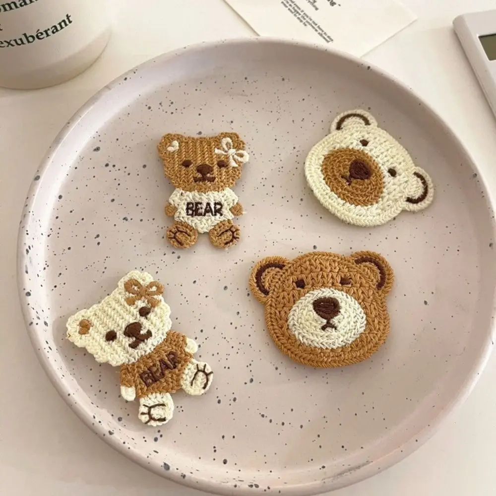 Cartoon Bear Embroidery Patches Kawaii Appliques for DIY Headwear Hairpin Scarf Bag Handmade Decoration Clothing Accessories
Cartoon Bear Embroidery Patches Kawaii Appliques for DIY Headwear Hairpin Scarf Bag Handmade Decoration Clothing Accessories