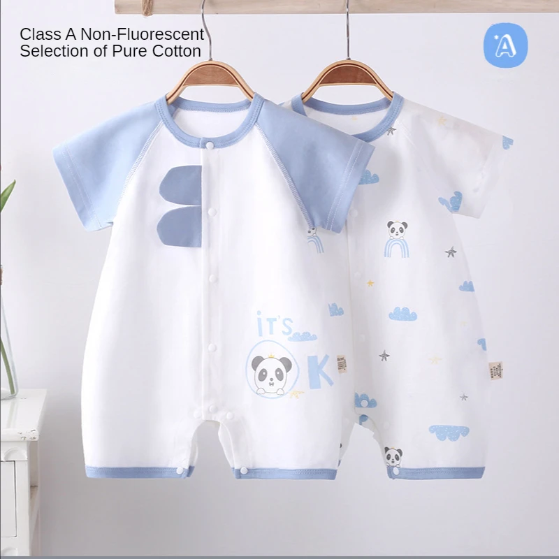 Comfortable Cotton Fashion Cute Newborn Clothes Spring and Summer Short Sleeve Cartoon Baby Crawling One-piece Baby Clothes
Comfortable Cotton Fashion Cute Newborn Clothes Spring and Summer Short Sleeve Cartoon Baby Crawling One-piece Baby Clothes