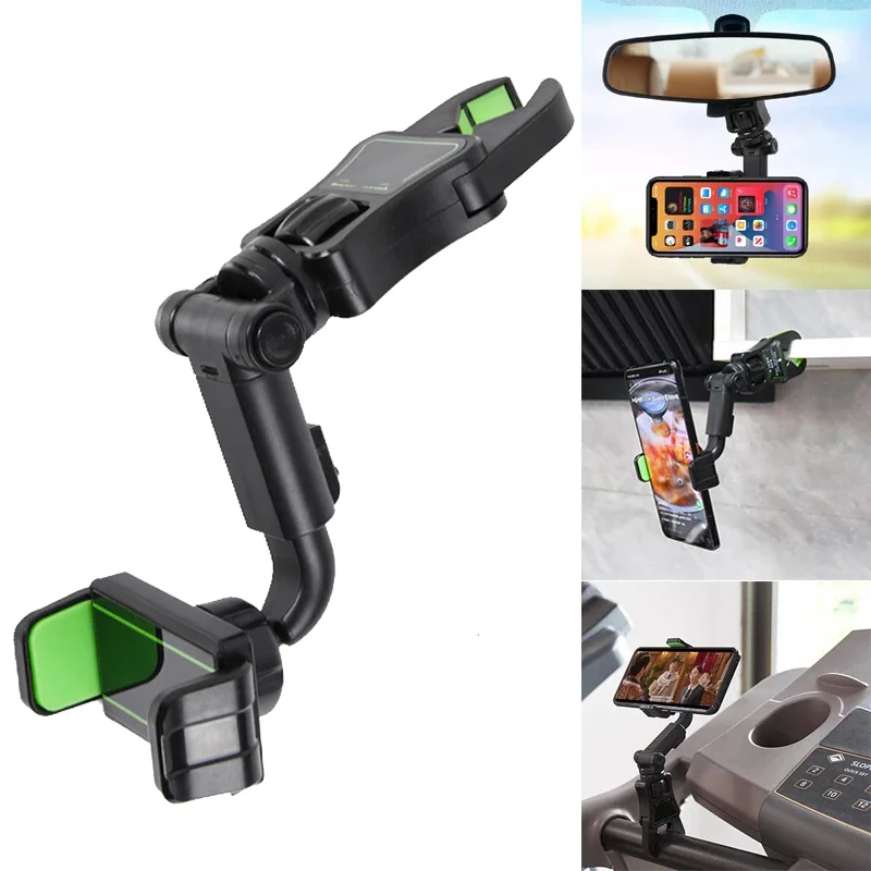 Rearview Mirror Phone Holder for Car 360° Rotatable GPS Phone Mount Stand Multifunctional Rear View Mirror Car Phone Holder
Rearview Mirror Phone Holder for Car 360° Rotatable GPS Phone Mount Stand Multifunctional Rear View Mirror Car Phone Holder