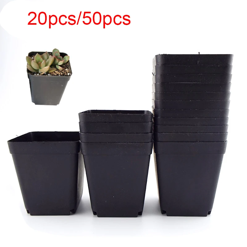 8*7*5 CM Plant Pot Plastic Flower Pots Creative Small Square Pots for Succulent Plants Garden Decor Black
8*7*5 CM Plant Pot Plastic Flower Pots Creative Small Square Pots for Succulent Plants Garden Decor Black