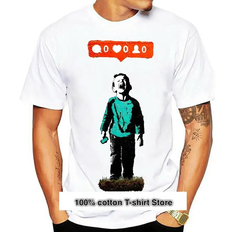 Camiseta de I't Friends 0 Banksy Boy Street Art para hombre, camiseta sin mangas de Color Solid Lido a la moda, 2022
Camiseta de I't Friends 0 Banksy Boy Street Art para hombre, camiseta sin mangas de Color Solid Lido a la moda, 2022