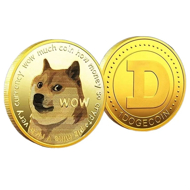 Позолоченные памятные монеты Dogecoin
Позолоченные памятные монеты Dogecoin