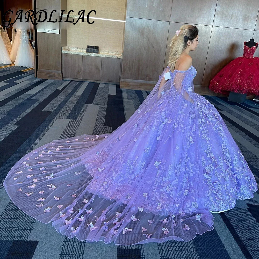 Gardlilac 2022 Quinceanera платье с открытыми плечами сладкое 15 16 платье 3D бабочка аппликация бальное платье с накидкой принцессы бальное платье s
Gardlilac 2022 Quinceanera платье с открытыми плечами сладкое 15 16 платье 3D бабочка аппликация бальное платье с накидкой принцессы бальное платье s