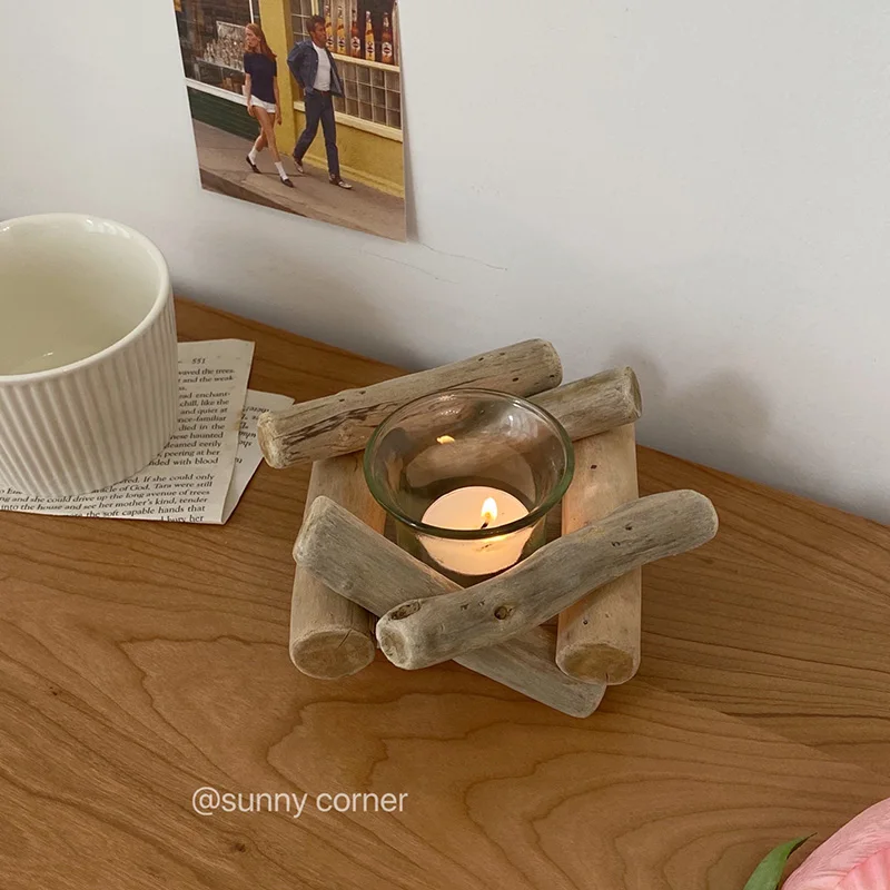 Pastoral Retro Decayed Wood Driftwood Candle Holder European Home Decoration Ornaments Candle Cup Christmas Decoration 2023
Pastoral Retro Decayed Wood Driftwood Candle Holder European Home Decoration Ornaments Candle Cup Christmas Decoration 2023