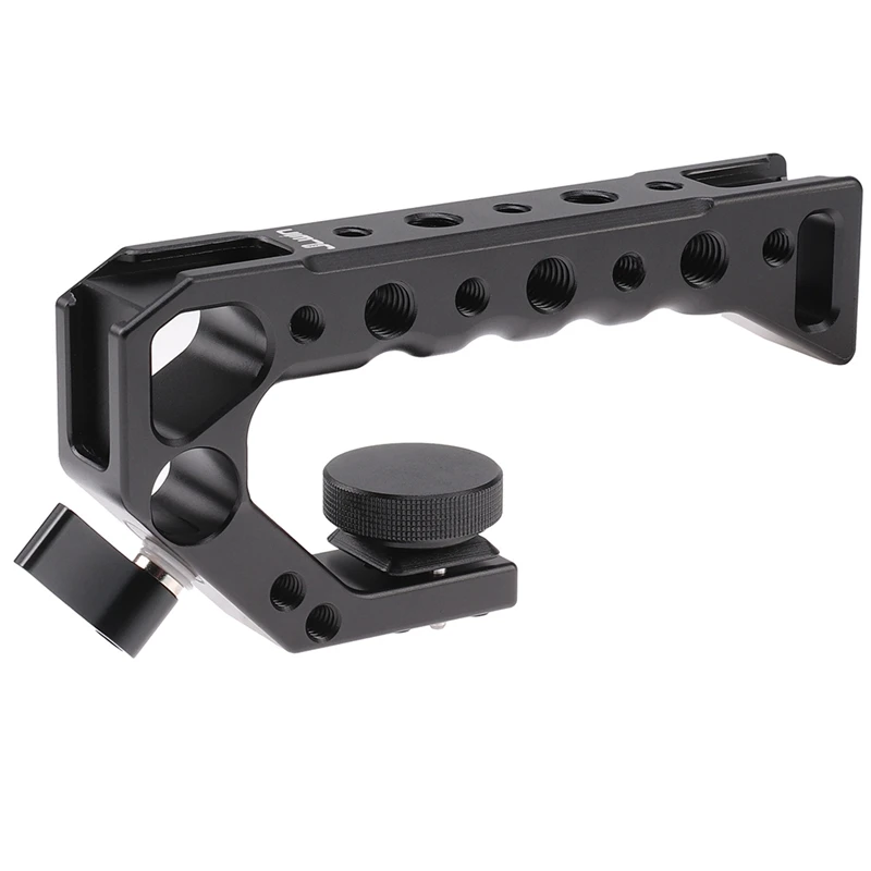 Universal Camera Hot Shoe Top Handle Grip, Video Cold Shoe Adapters For DSLR Camera Mount Microphone, LED Light, Monitor
Universal Camera Hot Shoe Top Handle Grip, Video Cold Shoe Adapters For DSLR Camera Mount Microphone, LED Light, Monitor