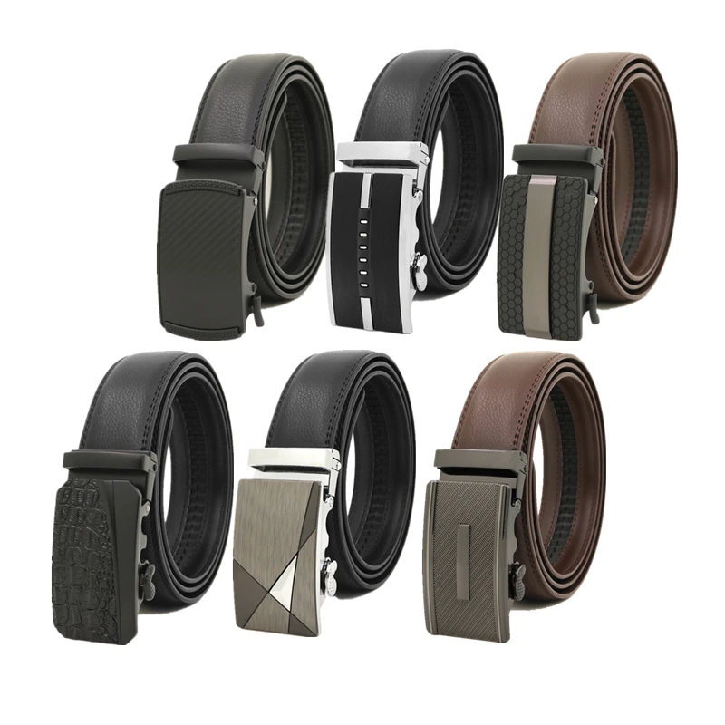 LannyQveen New Male PU Leather Belt Men's Automatic Buckle Belts For Men Ratchet Belt
LannyQveen New Male PU Leather Belt Men's Automatic Buckle Belts For Men Ratchet Belt