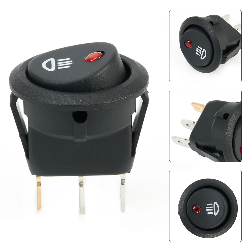 1pc 23x23mm On-Off Rocker Fog Light Switch Round 12V 20A Red Led Fog Light Lamp Symbol Car Van Truck Switch Parts
1pc 23x23mm On-Off Rocker Fog Light Switch Round 12V 20A Red Led Fog Light Lamp Symbol Car Van Truck Switch Parts