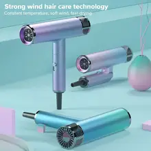Hair Dryer Foldable Blower Electric Negative Ion Blower Mini Folding Lightweight Hair Blower Quiet Quick Dryer Home Travel
