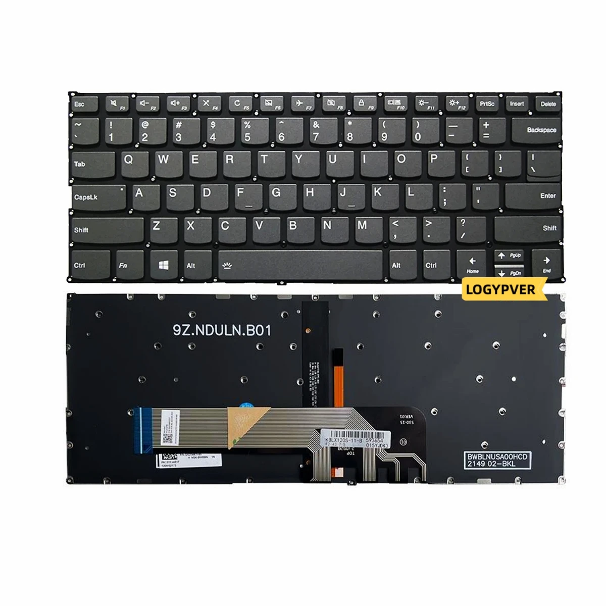 Клавиатура US для ноутбука Lenovo ThinkBook 13s-IWL 13s-IML 14s-IWL 14-IML 14-IIL 330-11IGM с подсветкой, английская, серая
Клавиатура US для ноутбука Lenovo ThinkBook 13s-IWL 13s-IML 14s-IWL 14-IML 14-IIL 330-11IGM с подсветкой, английская, серая
