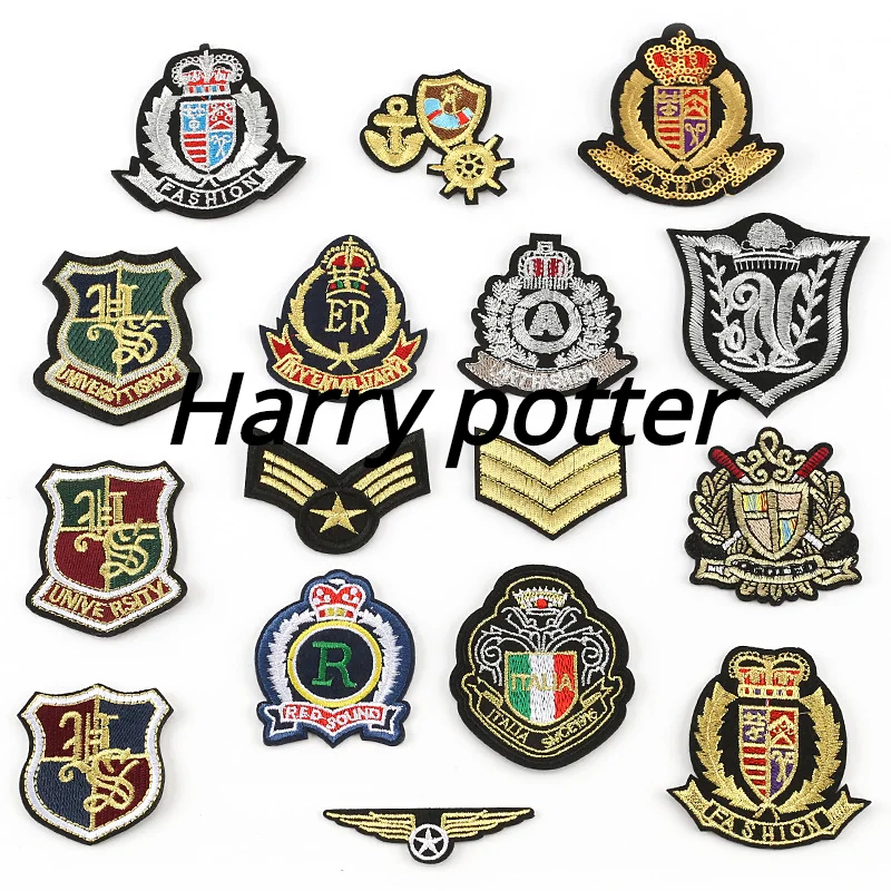 Harry Potter Embroidered Cloth Stickers Three-dimensional DIY Patch Stickers Badge Decoration Clothes Accessories Gum Gift
Harry Potter Embroidered Cloth Stickers Three-dimensional DIY Patch Stickers Badge Decoration Clothes Accessories Gum Gift