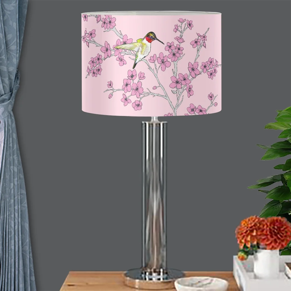 Cherry Blossoms Lamp Shade Small Drum Lampshade Floor Light Table Lamp Lighting Accessories for Women Bedroom Living Room Decor
Cherry Blossoms Lamp Shade Small Drum Lampshade Floor Light Table Lamp Lighting Accessories for Women Bedroom Living Room Decor
