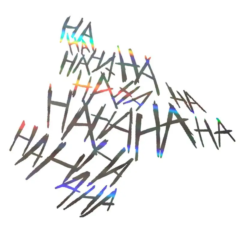 Забавная наклейка Hahaha, наклейка на шлем с текстом, наклейка с граффити, забавная наклейка на автомобиль с граффити, водостойкая наклейка для бутылок с водой
Забавная наклейка Hahaha, наклейка на шлем с текстом, наклейка с граффити, забавная наклейка на автомобиль с граффити, водостойкая наклейка для бутылок с водой