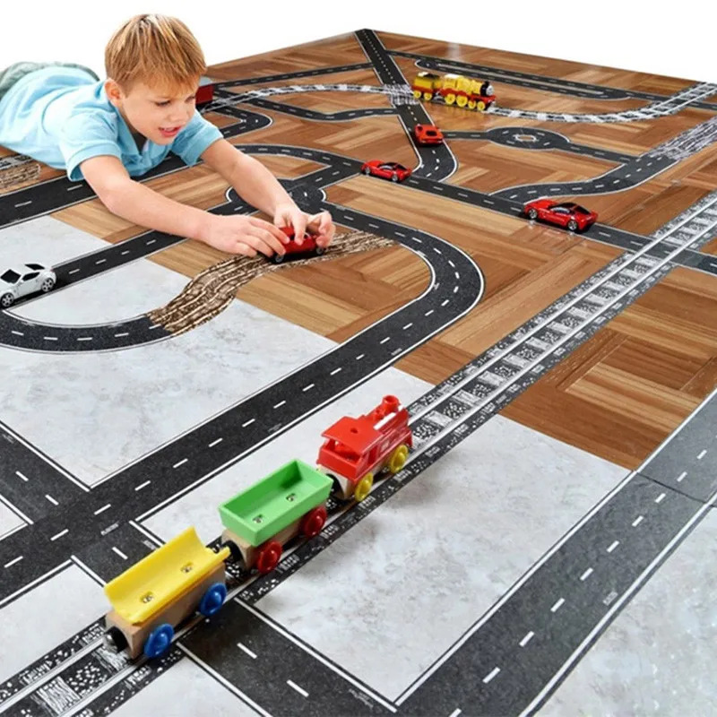 4.8CM*5M DIY Scrapbook Sticker Labels Craft Masking Tape Kids Toys Car Games Creative Transportation Railway Road and Paper Tape
4.8CM*5M DIY Scrapbook Sticker Labels Craft Masking Tape Kids Toys Car Games Creative Transportation Railway Road and Paper Tape