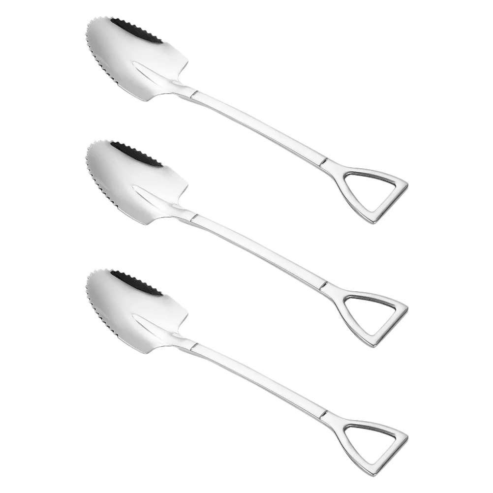 3 Pcs Spoons Salad Serrated Spoon Dessert Spoon Stainless Steel Teaspoon Desserts Serrated Spoon Stainless Steel Fruit Scoop
3 Pcs Spoons Salad Serrated Spoon Dessert Spoon Stainless Steel Teaspoon Desserts Serrated Spoon Stainless Steel Fruit Scoop