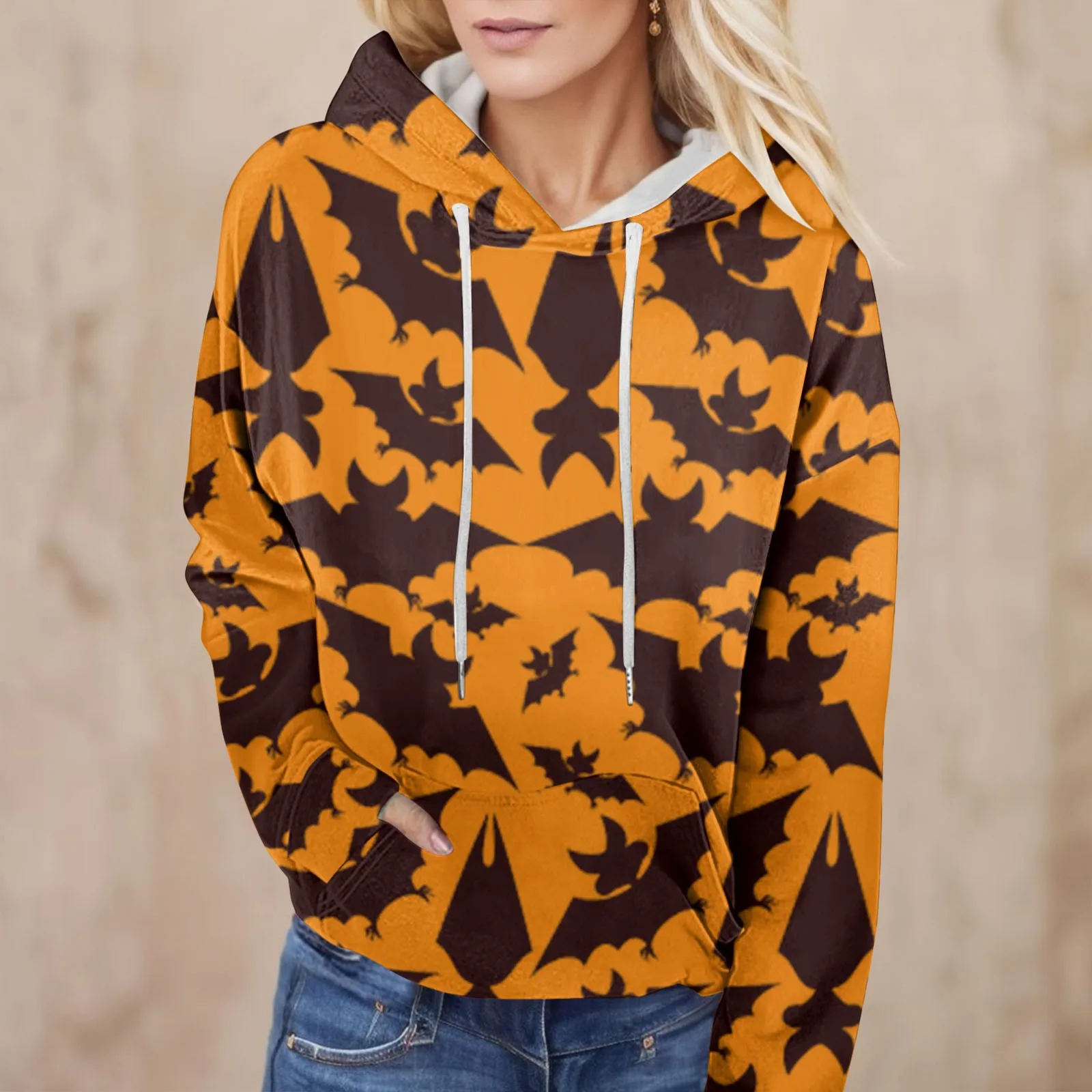 Women Animation Print Sweatshirts Long Sleeve Loose Hooded Pullover Pocket Drawstring Casual Bat Comfy Clothes Sudadera Mujer
Women Animation Print Sweatshirts Long Sleeve Loose Hooded Pullover Pocket Drawstring Casual Bat Comfy Clothes Sudadera Mujer