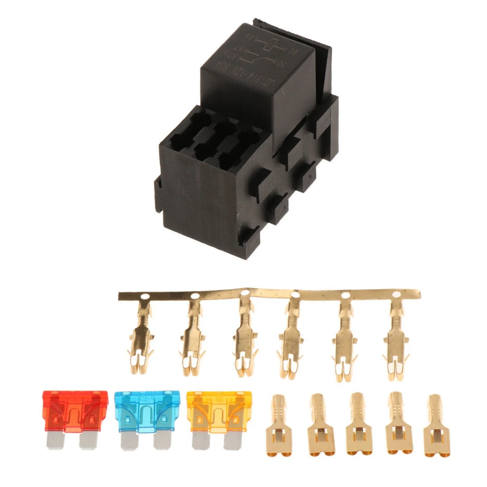 Reliable 4Slot Relay Fuse Holder Box 25A 5 Pin Relay Seats Waterproof Connector Ensures Safe Operation for Bike Yacht Tanker
Reliable 4Slot Relay Fuse Holder Box 25A 5 Pin Relay Seats Waterproof Connector Ensures Safe Operation for Bike Yacht Tanker