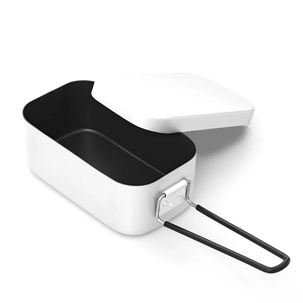 For Camping Cooking Bento Box Lunch Box With Kettle With Stove Folding Food Storage Lightweight Non-stick Coated
For Camping Cooking Bento Box Lunch Box With Kettle With Stove Folding Food Storage Lightweight Non-stick Coated