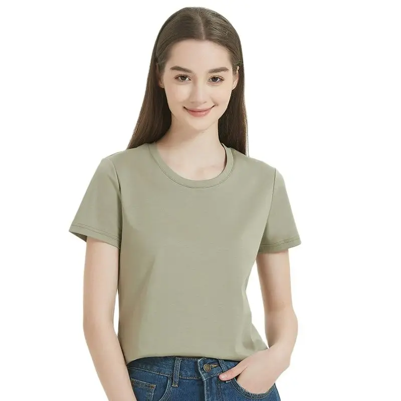 Women's Cotton T-shirt Tops Women for Teens Girl Top T Shirts White Black Pink Cute Clothing Short Sleeve Tee 2023 Summer Coats
Women's Cotton T-shirt Tops Women for Teens Girl Top T Shirts White Black Pink Cute Clothing Short Sleeve Tee 2023 Summer Coats