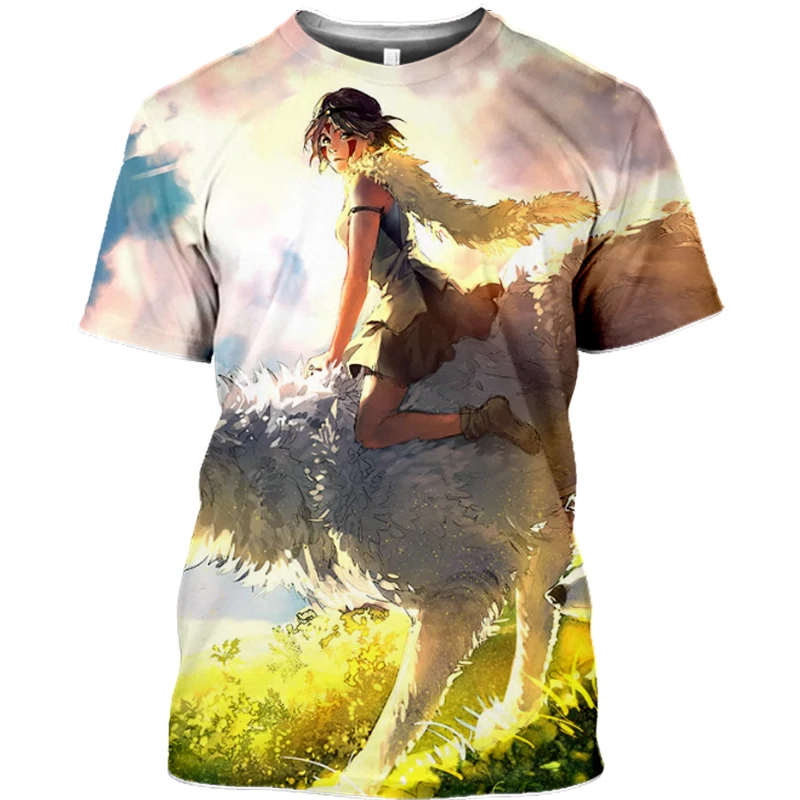 Tree Spirits Princess Mononoke Hime T Shirts Men Vintage T-Shirt Round Neck Anime Tee Shirt Short Sleeve Clothes Summer
Tree Spirits Princess Mononoke Hime T Shirts Men Vintage T-Shirt Round Neck Anime Tee Shirt Short Sleeve Clothes Summer