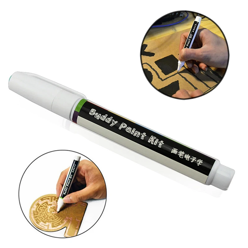 Conductive Ink Pen Electronic Circuit Draw Instantly Magical Pen Circuit DIY Maker Student Kids Education Magic Gifts
Conductive Ink Pen Electronic Circuit Draw Instantly Magical Pen Circuit DIY Maker Student Kids Education Magic Gifts