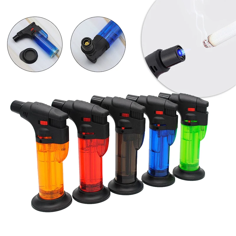 Fashion Butane Lighter Torch Refillable Adjustable Flame Lighter Chef Cooking Torch BBQ Ignition Picnic Tool Mini Torch Lighters
Fashion Butane Lighter Torch Refillable Adjustable Flame Lighter Chef Cooking Torch BBQ Ignition Picnic Tool Mini Torch Lighters