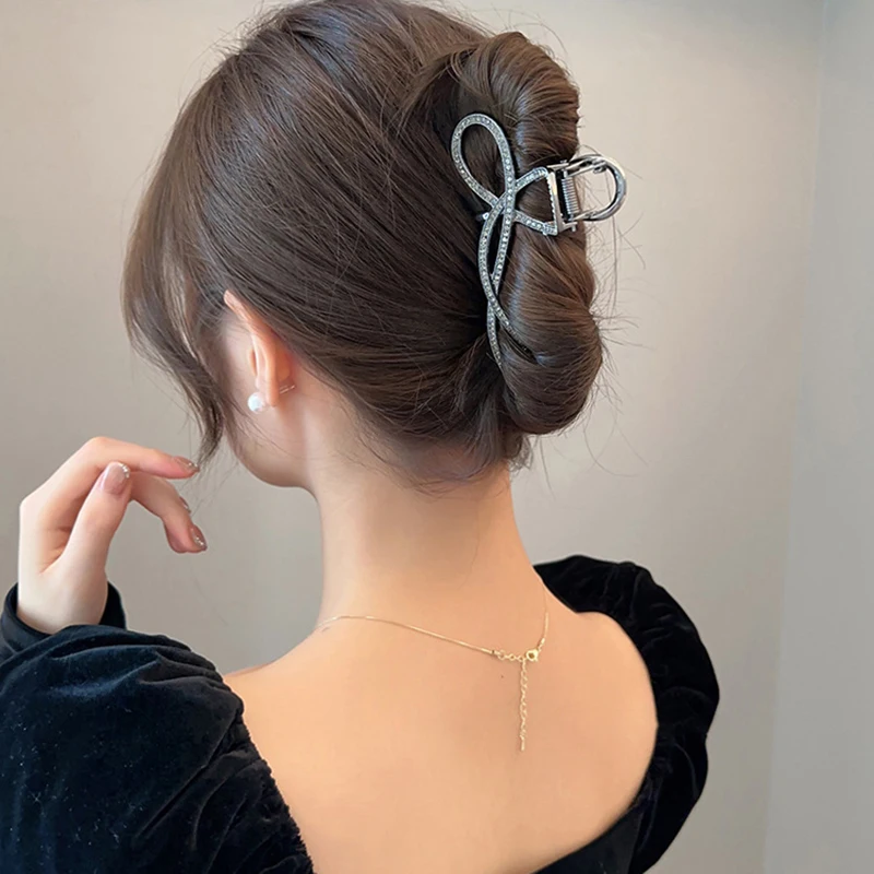 Модный металлический зажим для волос с полым бантом, Модный женский зажим для волос, аксессуар для волос для женщин и девушек, подарки 
Модный металлический зажим для волос с полым бантом, Модный женский зажим для волос, аксессуар для волос для женщин и девушек, подарки