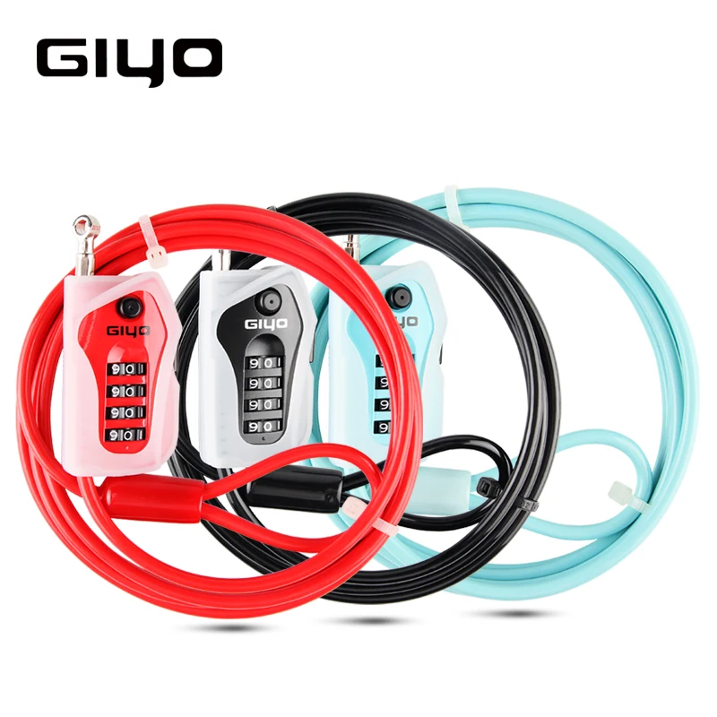GIYO Bicycle Lock Combination 4 Digit Code lock Anti-theft MTB Bike Steel Cable Lock Computer Lock Luggage Lock 2 Meters
GIYO Bicycle Lock Combination 4 Digit Code lock Anti-theft MTB Bike Steel Cable Lock Computer Lock Luggage Lock 2 Meters