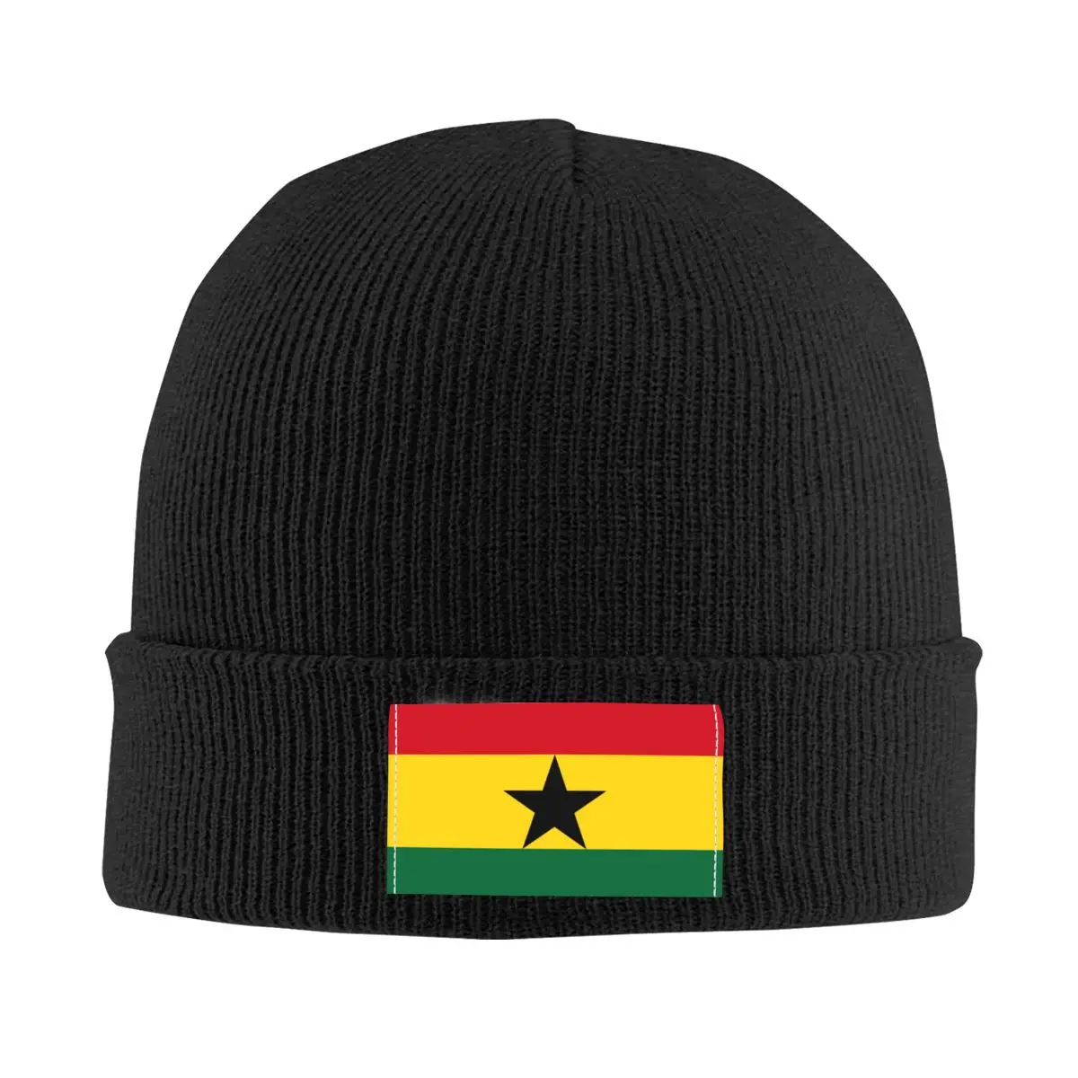 

Ghana Flag Bonnet Hats Cool Knitting Hat For Women Men Warm Winter Ghanaian Patriotic Skullies Beanies Caps 1