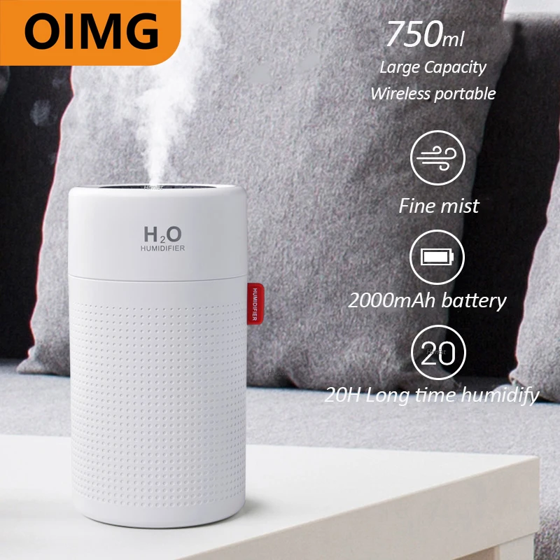 Беспроводной USB-увлажнитель воздуха, 2000 мАч
Беспроводной USB-увлажнитель воздуха, 2000 мАч