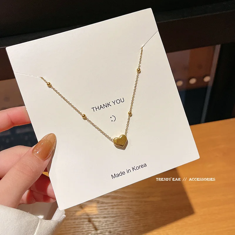 Stainless steel chain collar bone feeling love contracted joker celebrity titanium steel pendant necklace
Stainless steel chain collar bone feeling love contracted joker celebrity titanium steel pendant necklace