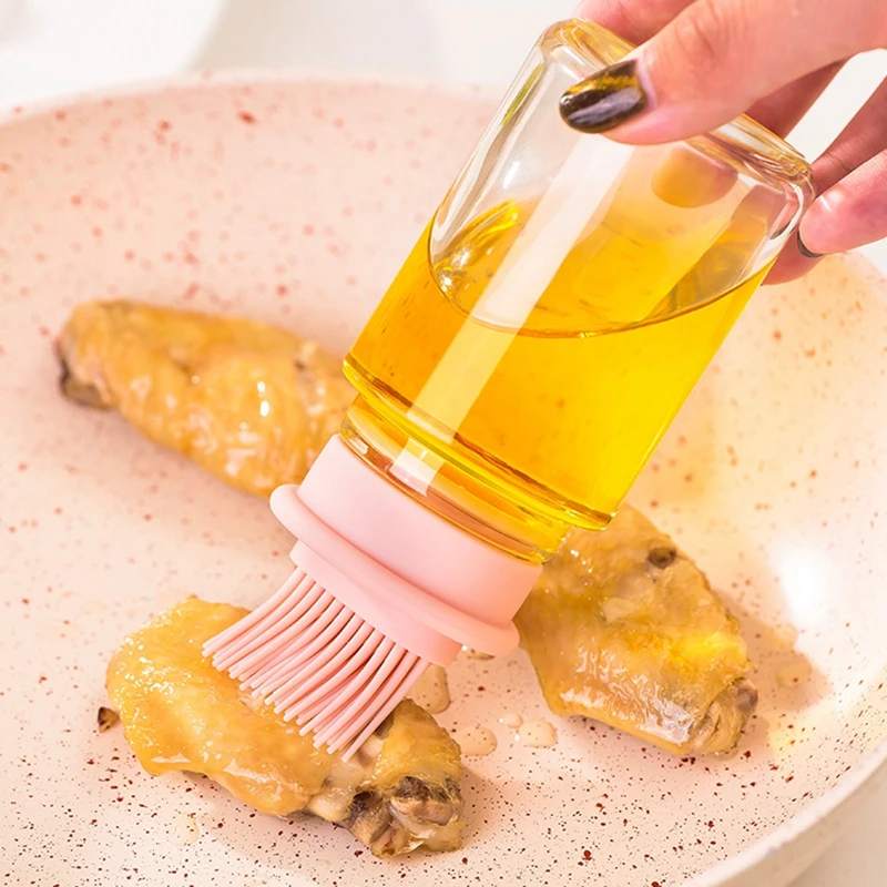 Silicone Brush Oil Bottle Household Cover Brush Silicone Oil Bottle Baking Tool High Temperature Resistance Barbecue Oil Brush
Silicone Brush Oil Bottle Household Cover Brush Silicone Oil Bottle Baking Tool High Temperature Resistance Barbecue Oil Brush