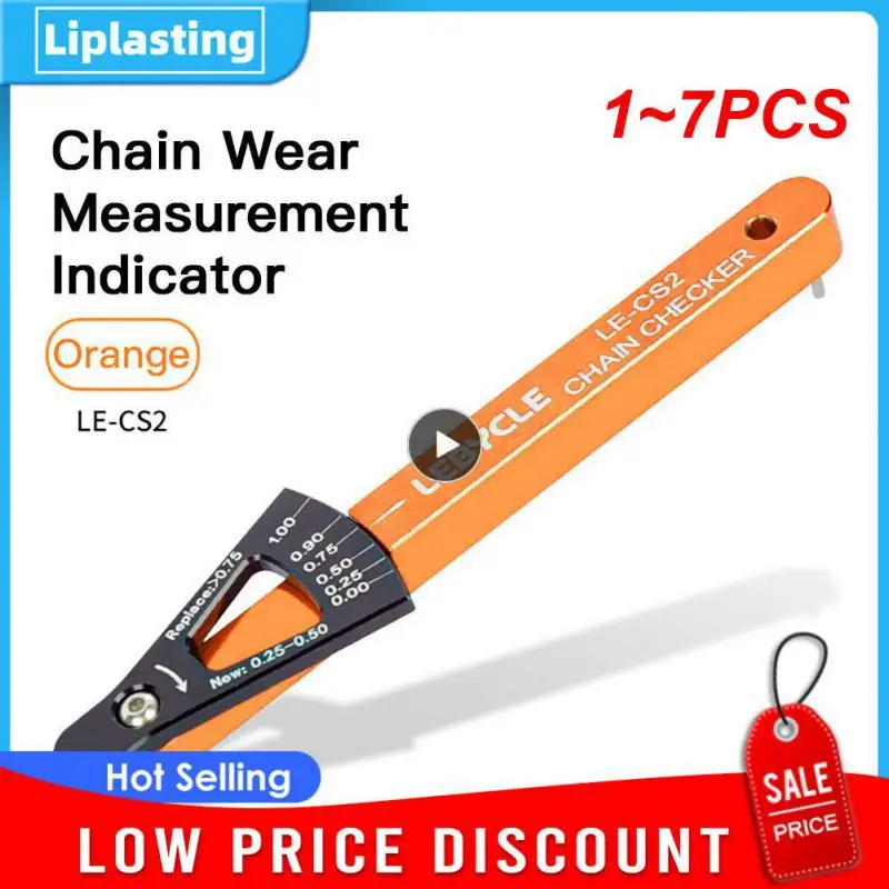 1~7PCS Chain Wear Indicator Tool Chain Checker Kits Multi-Functional Chains Gauge Measurement For Mountain Road Bike
1~7PCS Chain Wear Indicator Tool Chain Checker Kits Multi-Functional Chains Gauge Measurement For Mountain Road Bike