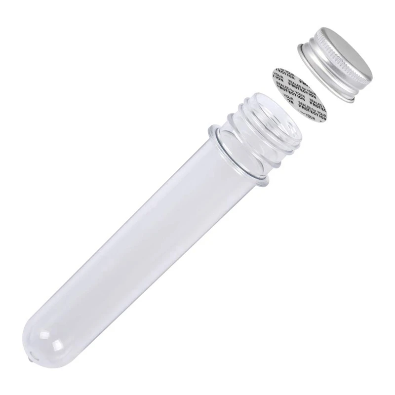 90 PCS 40ML Plastic Test Tubes With Screw Caps Reusable Transparent Container Tubes Transparent Test Tube
90 PCS 40ML Plastic Test Tubes With Screw Caps Reusable Transparent Container Tubes Transparent Test Tube