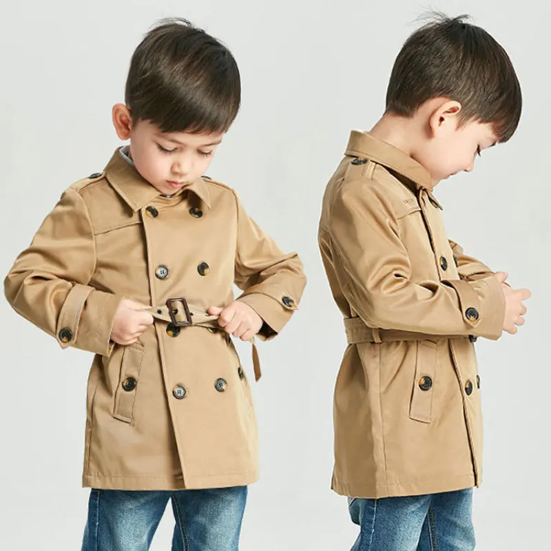 Spring Autumn Kids Parka Trench Coats England Style Handsome Gentleman Boys Children Belt Buttons Windbreaker Jacket Outerwear
Spring Autumn Kids Parka Trench Coats England Style Handsome Gentleman Boys Children Belt Buttons Windbreaker Jacket Outerwear