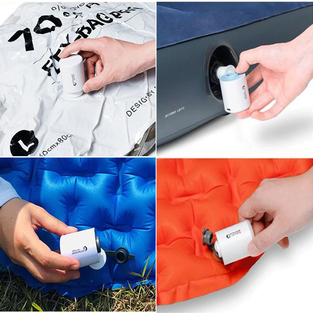 Portable Pump Mini Air Inflator Mattress Mat Portable Electric Inflator Swimming Ring Vacuum Pump Tourism Hiking Camping Kit
Portable Pump Mini Air Inflator Mattress Mat Portable Electric Inflator Swimming Ring Vacuum Pump Tourism Hiking Camping Kit
