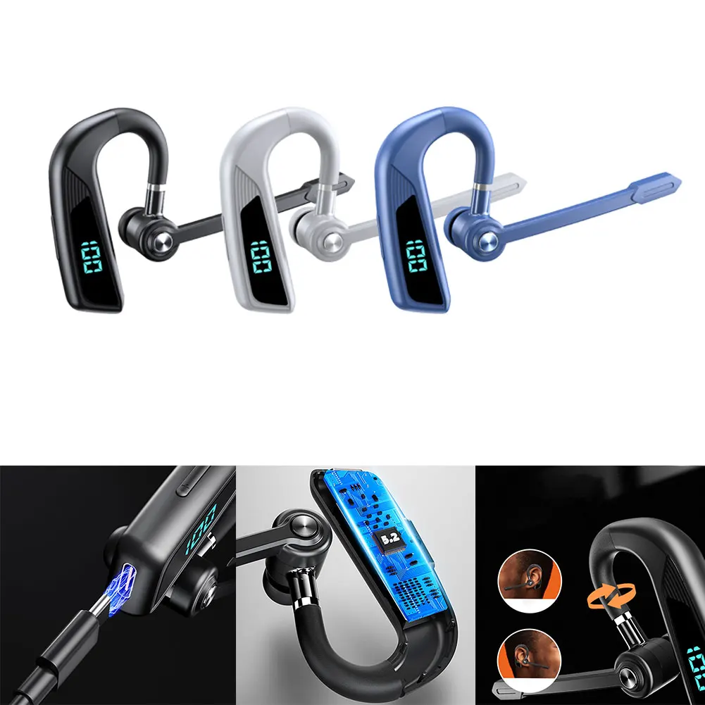 V16 Business Bluetooth Single Ear Inear Wireless Earphone Left And Right Ear High Capacity Battery: Built-in Lithium Polymer
V16 Business Bluetooth Single Ear Inear Wireless Earphone Left And Right Ear High Capacity Battery: Built-in Lithium Polymer