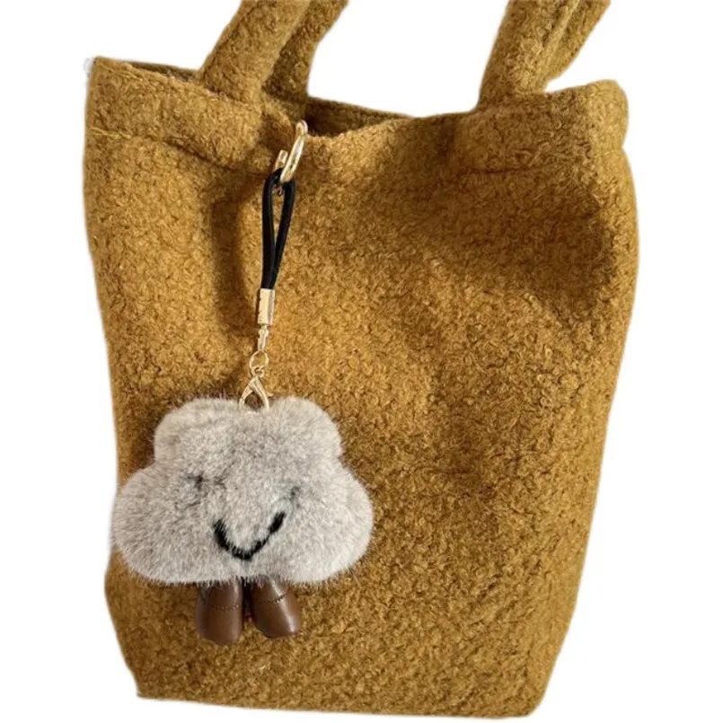 Fluffy Real Mink Fur Keychain Women Cloud Key Chain Soft Key Rings for Car Key Bag Purse Charms 
Fluffy Real Mink Fur Keychain Women Cloud Key Chain Soft Key Rings for Car Key Bag Purse Charms