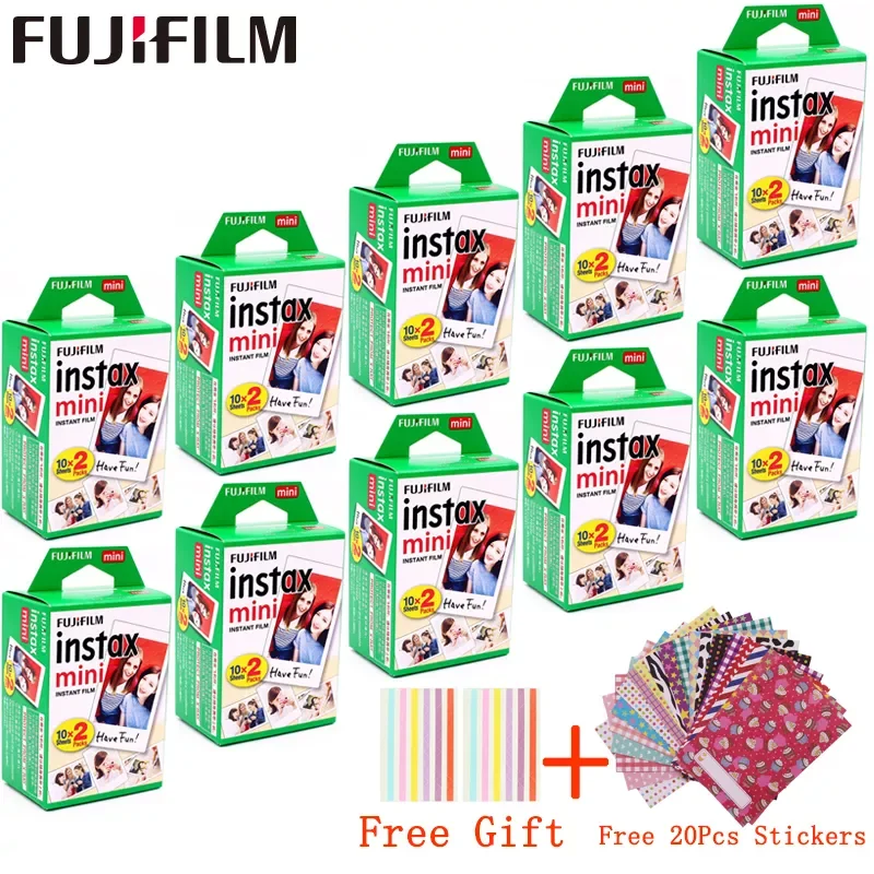 10 - 100 sheets Fujifilm Instax Mini White Film Instant Photo Paper For fuji Instax Mini 11 8 9 7s 9 70 25 50s 90 Camera SP-1 2
10 - 100 sheets Fujifilm Instax Mini White Film Instant Photo Paper For fuji Instax Mini 11 8 9 7s 9 70 25 50s 90 Camera SP-1 2