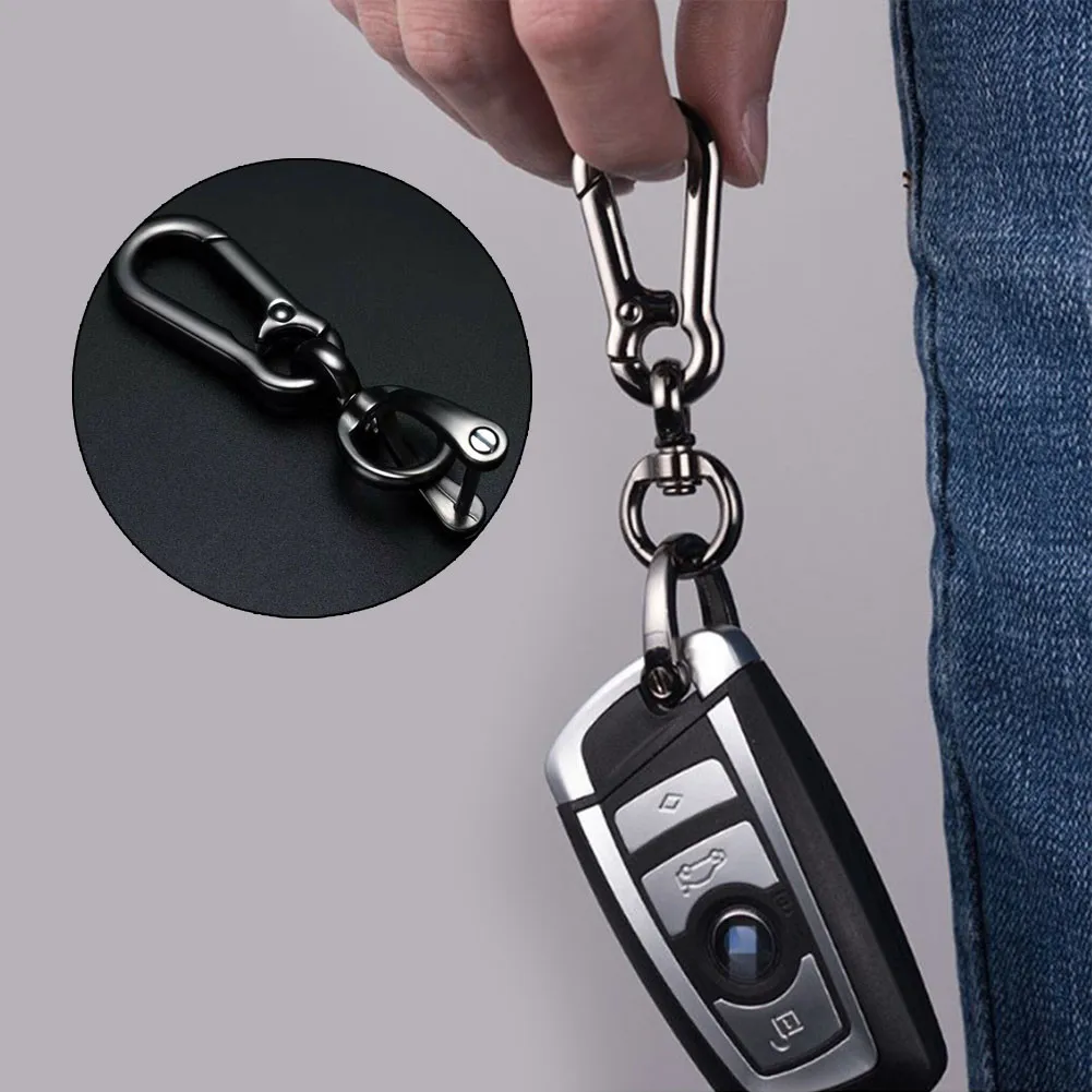 Creative Metal Car Keychain Keyring 8 Shape Buckle + Horseshoe Buckle Gun-Black Universal Car Key Ring
Creative Metal Car Keychain Keyring 8 Shape Buckle + Horseshoe Buckle Gun-Black Universal Car Key Ring