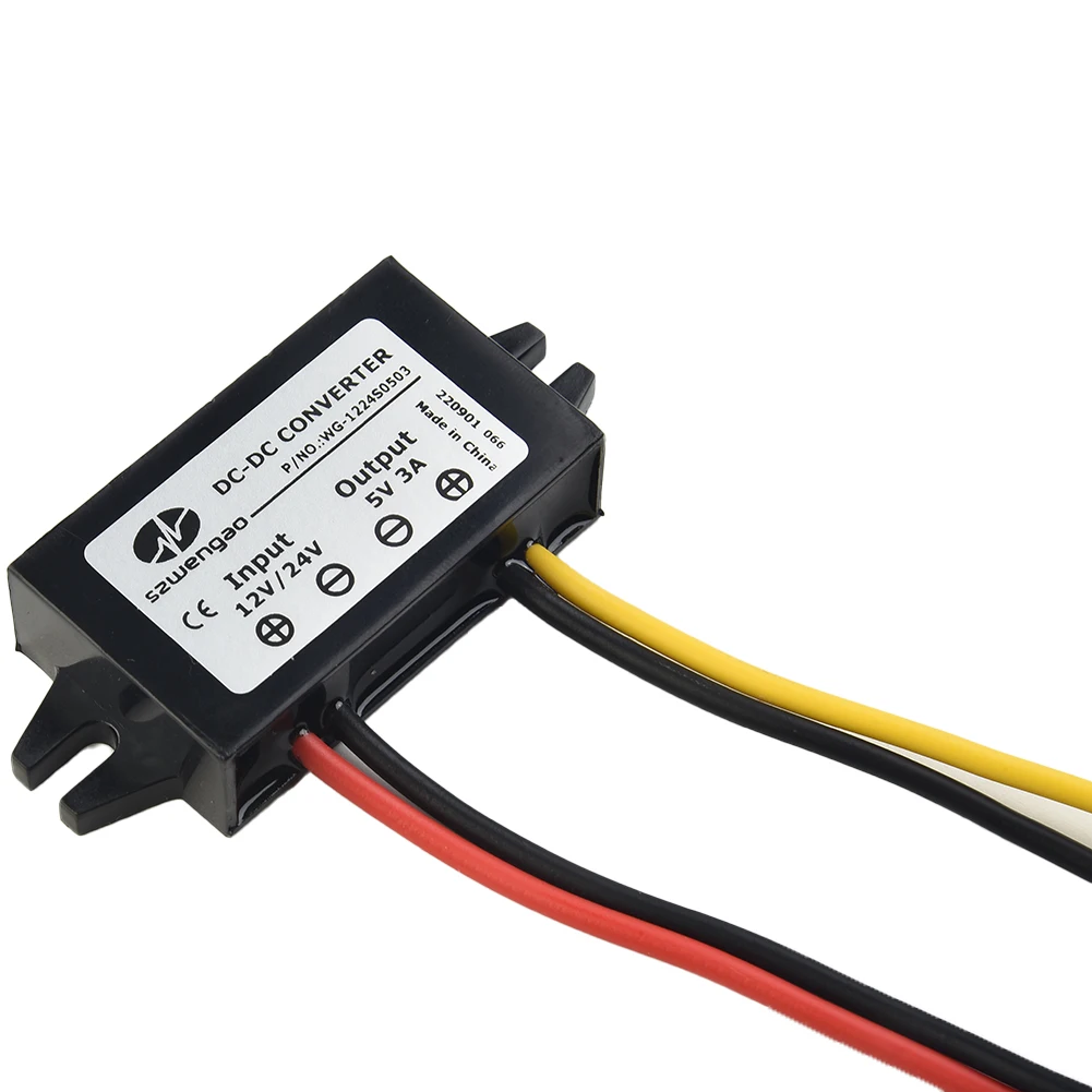 Switching DC Regulator Step Down Converter Regulator 12V/24V To 5V 3A 15W Down Power Supply 63*27*14mm Car Power Converter CPT
Switching DC Regulator Step Down Converter Regulator 12V/24V To 5V 3A 15W Down Power Supply 63*27*14mm Car Power Converter CPT